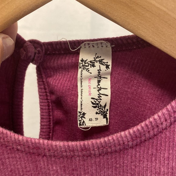 FREE PEOPLE Vintage Style Bodysuit High Neck XS - Picture 3 of 4